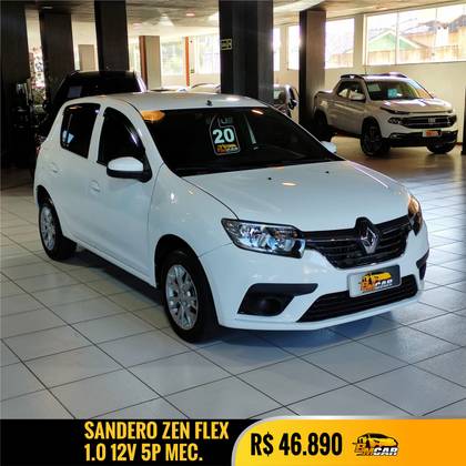 RENAULT SANDERO 1.0 12V SCE FLEX ZEN MANUAL RENAULT SANDERO 1.0 12V SCE FLEX ZEN MANUAL